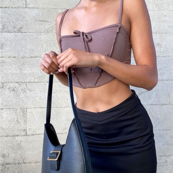 Princess Polly Ravyn Skort Black size 2 Tall New With Tags‎ - Picture 9 of 12